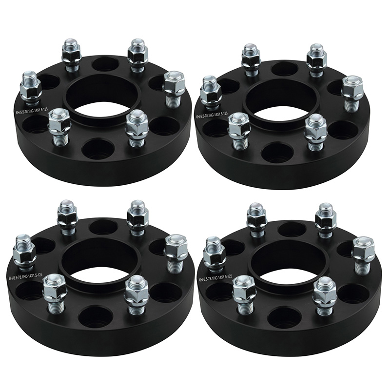 6x5.5 Hubcentric Wheel Spacers for Chevrolet GMC 6 Lug, 1.25